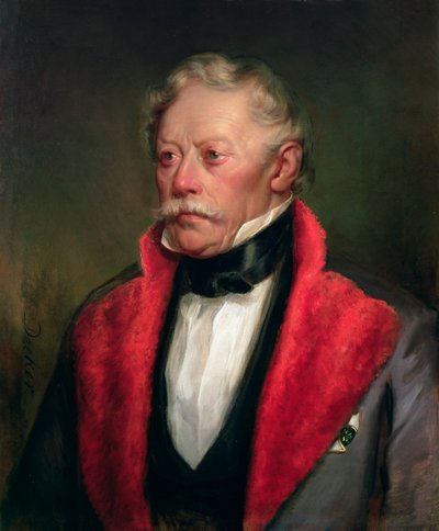 约翰·约瑟夫·温泽尔，拉德茨基伯爵（1766-1858）19世纪中期隆巴多 - 威尼斯领土的总督 作者 Georg Decker