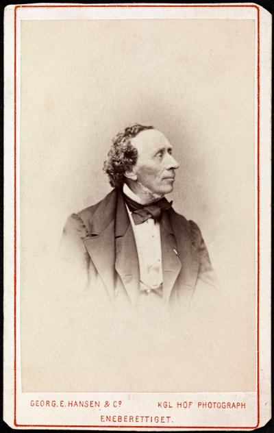 Portrait of Hans Christian Andersen (1805-1875), by Hansen, Georg Emil (1833-1891). Photograph, c. 1871. Private Collection 作者 乔治·埃米尔·汉森（Georg Emil Hansen）