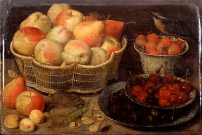 水果静物画，十六世纪末 作者 Georg Flegel