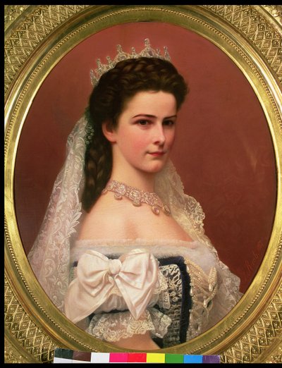 巴伐利亚女皇伊丽莎白（1837-98），匈牙利服装，1867年 作者 乔治·拉布（Georg Raab）