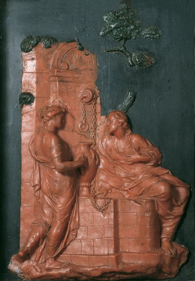 基督与井旁的撒玛利亚妇人 作者 Georg Raphael Donner