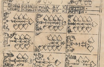 扑克牌张，1575-1600年。 作者 乔治·沙克迈尔
