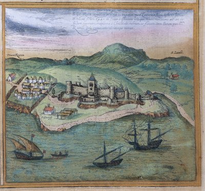 埃尔米纳从世界，c.1572 作者 乔治·布劳恩（Georg Braun）和弗朗兹·霍根伯格（Franz Hogenberg）