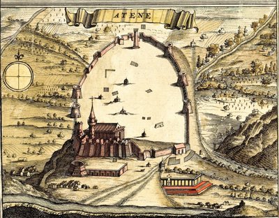 希腊雅典 作者 格奥尔格和霍根伯格·弗朗茨 (1535-90) 布劳恩