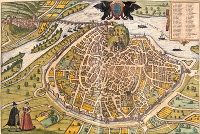 法国阿维尼翁 作者 格奥尔格和霍根伯格·弗朗茨 (1535-90) 布劳恩