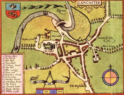 英格兰兰开斯特 作者 格奥尔格和霍根伯格·弗朗茨 (1535-90) 布劳恩