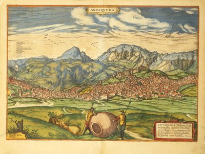 安特克拉地图来自乔治-布劳恩的Civitates Orbis Terrarum。 作者 弗兰斯