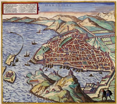 法国马赛 作者 格奥尔格和霍根伯格·弗朗茨 (1535-90) 布劳恩
