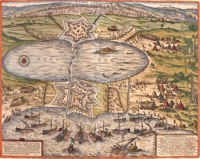 突尼斯，突尼斯市 作者 Georg and Hogenberg Franz (1535-90) Braun