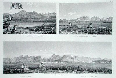 理查森之链，出自约翰-富兰克林爵士（1786-1847）的《1825-27年第二次远征极地海岸记》，由爱德华-芬登（1791-1857）雕刻，1828年出版（雕刻）。 作者 乔治（之后）返回