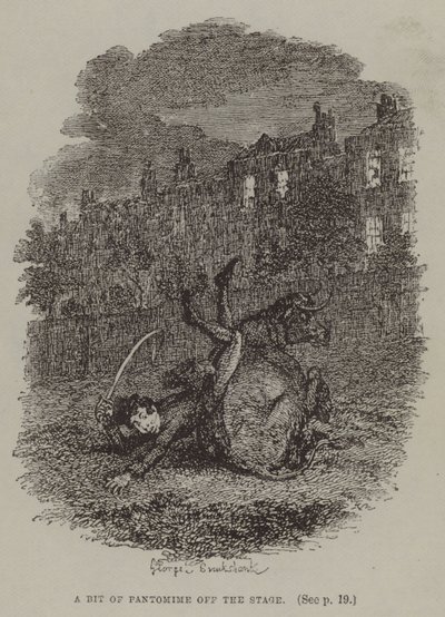 A Bit of Pantomime off the Stage (engraving) 作者 乔治（后）克鲁克香克