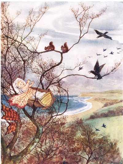 Hush-a-by Baby，1910年“A Picture Song Book”中的插图 作者 乔治，卡莱尔·霍华德（Carlisle Howard）第9伯爵