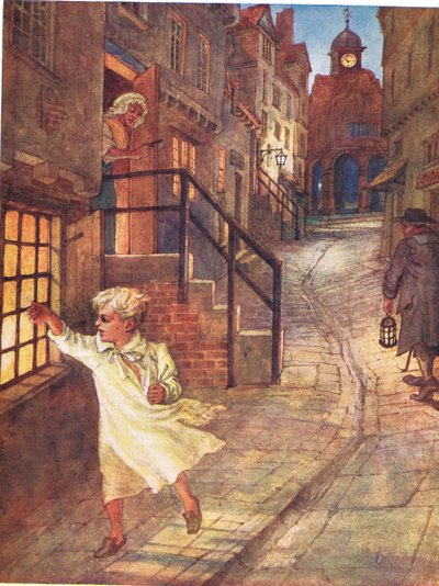 Wee Willie Winkie，1910年“A Picture Song Book”中的插图 作者 乔治，卡莱尔·霍华德（Carlisle Howard）第9伯爵