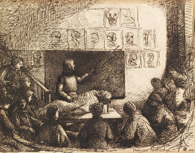 帕特里奇教授在皇家学院的解剖课 作者 乔治·阿道夫斯·斯托里