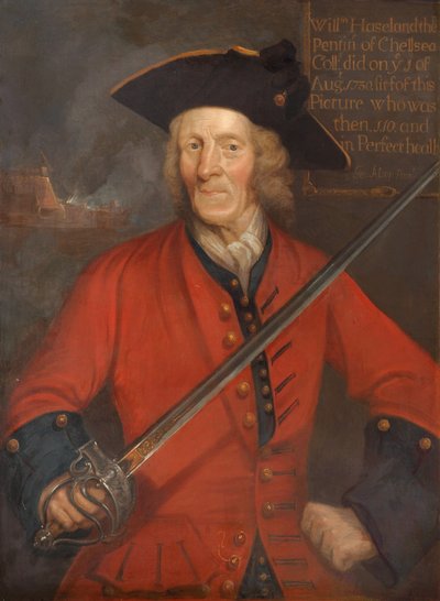 在养老金领取者William Hiseland，1730年 作者 乔治·阿尔索普