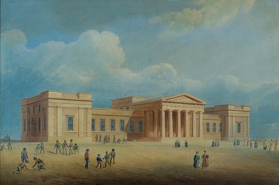 邓迪高中，c.1832（钢笔和墨水） 作者 乔治·安格斯
