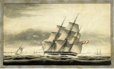 阿克巴 "号运兵船（1806 年），8 月 10 日 作者 乔治·贝克