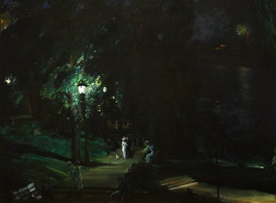 夏夜，河滨路 作者 乔治·贝洛斯
