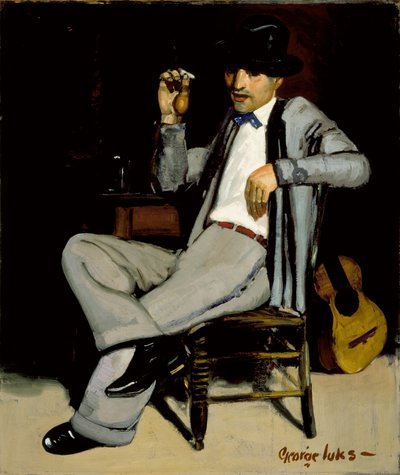 佩德罗，1920 年代初期（布面油画） 作者 乔治·本杰明·卢克斯