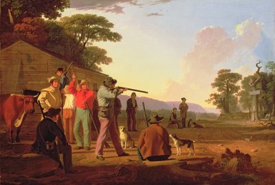 拍摄1850年的牛肉 作者 乔治·卡勒布·宾汉