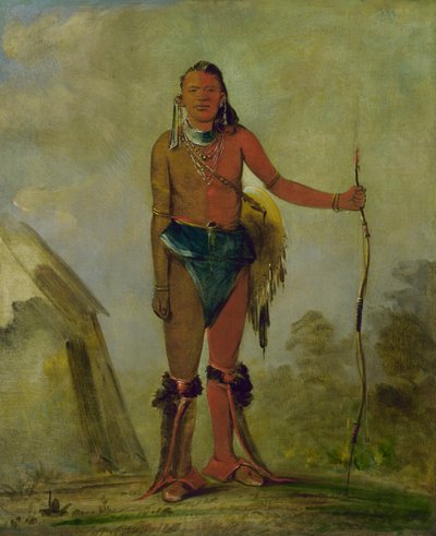 艾-诺-瓦，火，一个狐狸药师，1835年。 作者 乔治·卡特琳