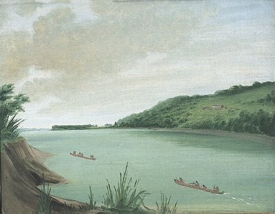Belle Vue，多尔蒂少校的印第安机构，距圣路易斯 870 英里 作者 乔治·卡特琳