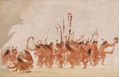勇士之舞，奥吉布瓦语 作者 乔治·卡特琳