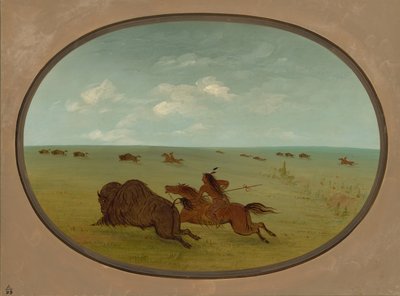 水牛城，苏族印第安人，上密苏里州，18611869。 作者 乔治·卡特琳