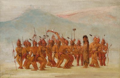 舞蹈《伯达什》，1835-1837。 作者 乔治·卡特琳