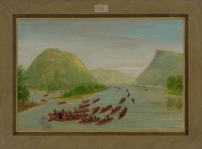 苏内，父亲亨内平和两个伴侣被囚禁，1680年4月，1847-48年 作者 乔治·卡特琳