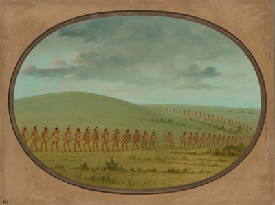 印第安人档案--爱荷华州，18611869年。 作者 乔治·卡特琳