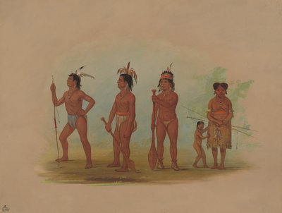 克拉索普印第安人，18551869。 作者 乔治·卡特琳