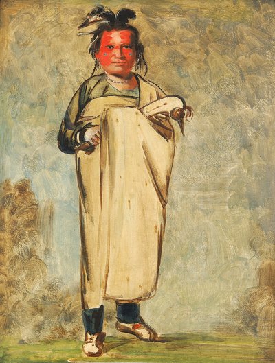 Káw-kaw-ne-chóo-a, 勇士 作者 乔治·卡特琳