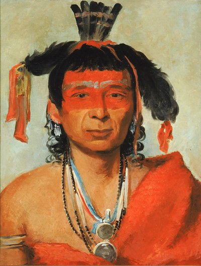 Másh-kee-wet，一个伟大的丹迪，1831年。 作者 乔治·卡特琳