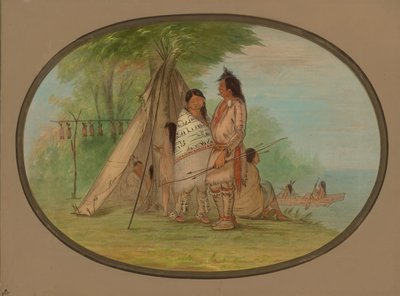 纳尼亚斯印第安人，186[2]。 作者 乔治·卡特琳