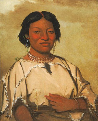 Oó-je-en-á-he-a，住在熊穴里的女人 作者 乔治·卡特琳