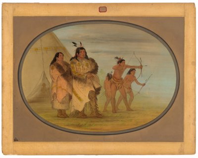 Ojibbeway印第安人 作者 乔治·卡特琳