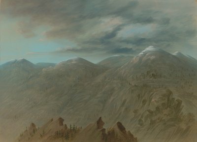 鲑鱼河山，18551869。 作者 乔治·卡特琳