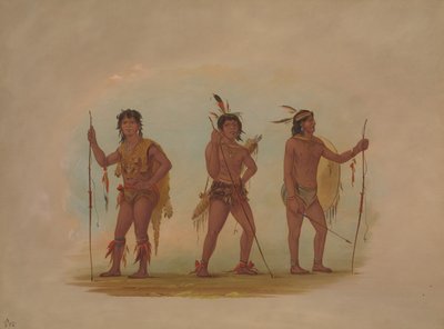 三个查伊玛斯人，1854-1869。 作者 乔治·卡特琳