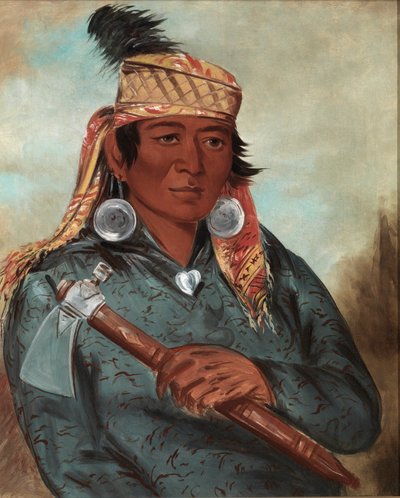 Wáh-pe-say，《白》，1830年。 作者 乔治·卡特琳