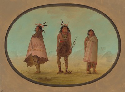 Yntah药师，一个战士，和一个女人，1855-1869。 作者 乔治·卡特琳