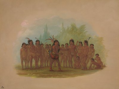 祖鲁马蒂印第安人，1854-1869年。 作者 乔治·卡特琳