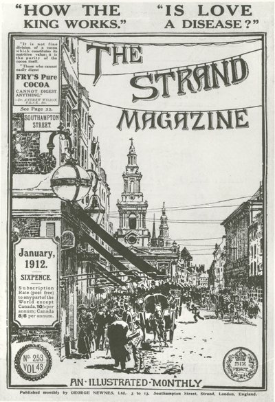 The Strand Magazine的封面，1912年 作者 乔治·查尔斯·海特