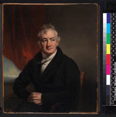 约翰·里维斯（John Reeves）肖像，1774-1856年，1852年之前 作者 乔治·钦纳里