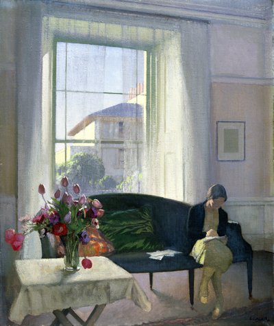 安静的房间 作者 George Clausen