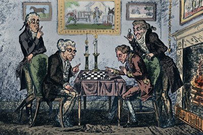 国际象棋游戏，1948年 作者 乔治·克鲁克申克