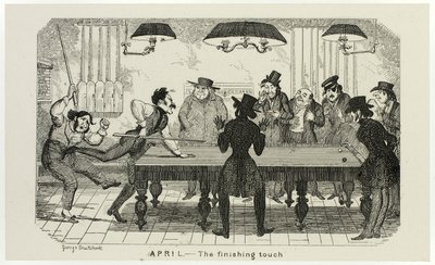 四月 - 从乔治-克鲁克申克（George Cruikshank）的钢铁蚀刻版画到《漫画年鉴》的点睛之笔：1835-1853 作者 乔治·克鲁克申克