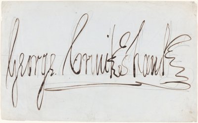 George Cruikshank（装饰性签名） 作者 乔治·克鲁克申克