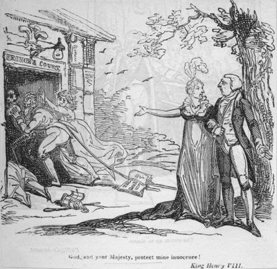 上帝和your下保护我的纯真，c1820。 作者 乔治·克鲁克申克
