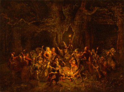 《温莎的风流娘儿们》中的赫恩橡树 V, v 作者 George Cruikshank